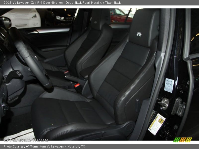 Deep Black Pearl Metallic / Titan Black 2013 Volkswagen Golf R 4 Door 4Motion