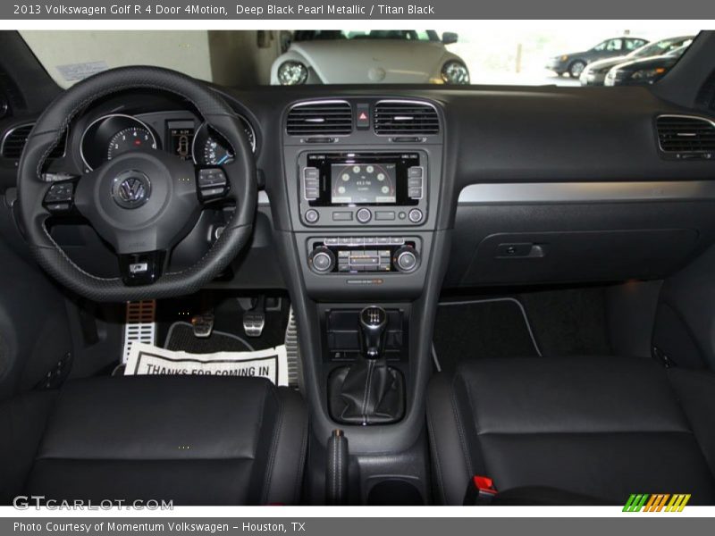 Deep Black Pearl Metallic / Titan Black 2013 Volkswagen Golf R 4 Door 4Motion