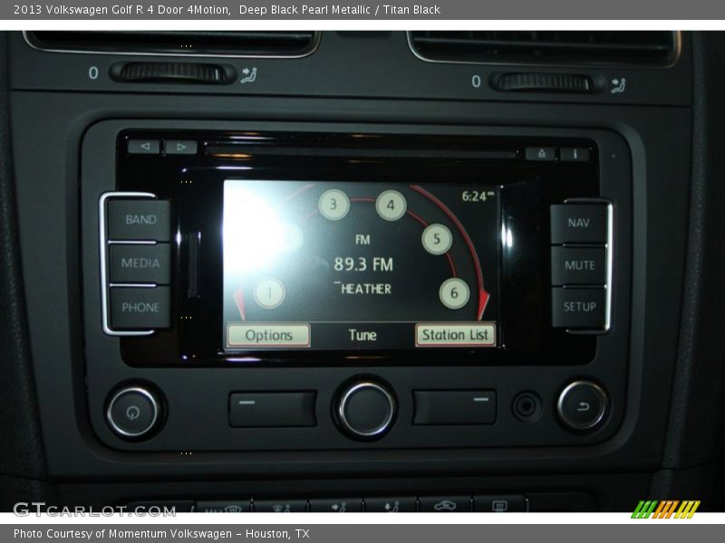 Deep Black Pearl Metallic / Titan Black 2013 Volkswagen Golf R 4 Door 4Motion