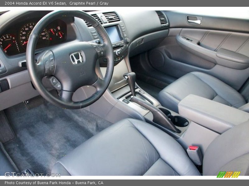 Gray Interior - 2004 Accord EX V6 Sedan 