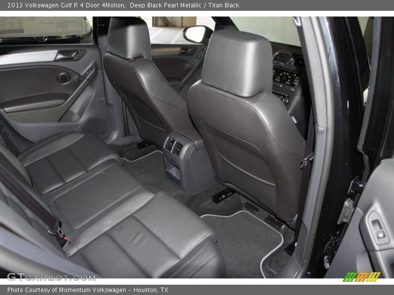 Deep Black Pearl Metallic / Titan Black 2013 Volkswagen Golf R 4 Door 4Motion