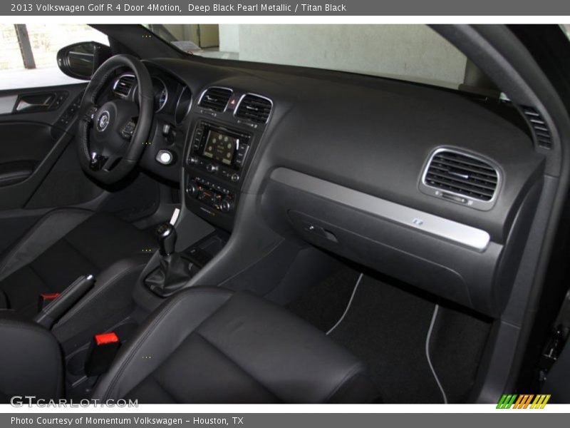 Deep Black Pearl Metallic / Titan Black 2013 Volkswagen Golf R 4 Door 4Motion