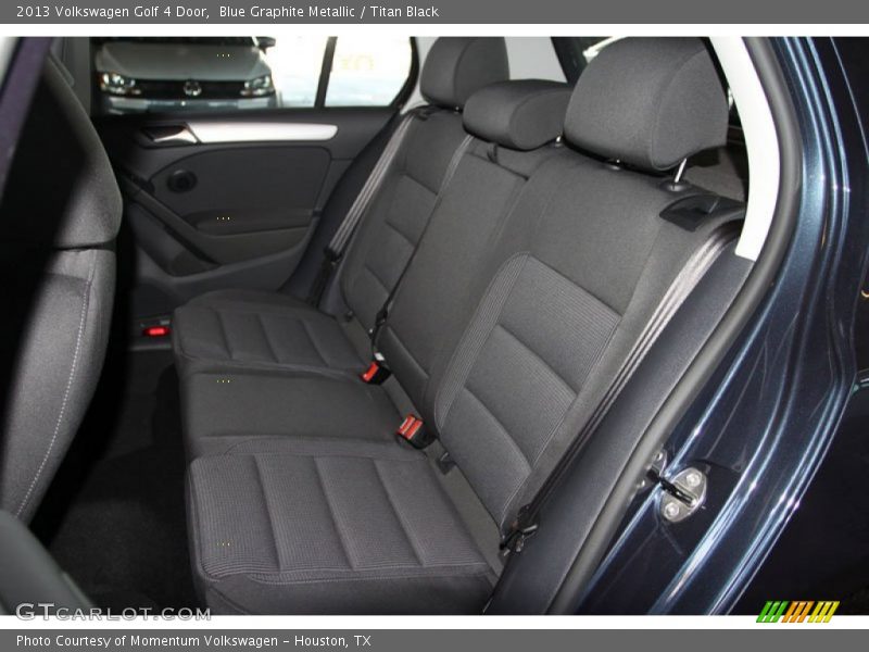 Rear Seat of 2013 Golf 4 Door