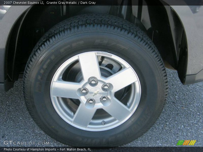 Granite Gray Metallic / Dark Gray 2007 Chevrolet Equinox LS