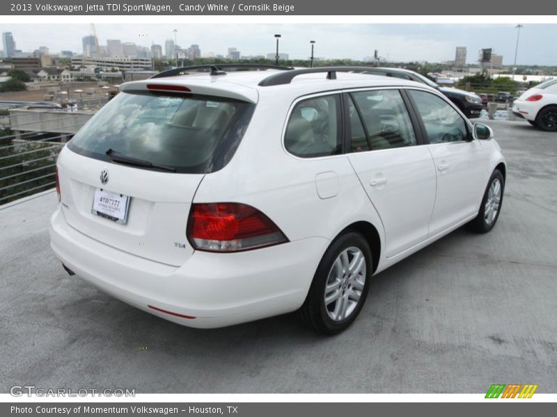 Candy White / Cornsilk Beige 2013 Volkswagen Jetta TDI SportWagen