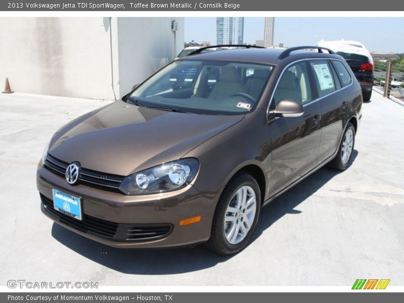 Toffee Brown Metallic / Cornsilk Beige 2013 Volkswagen Jetta TDI SportWagen