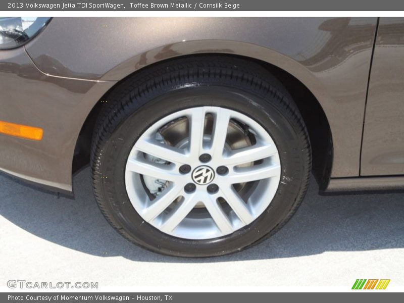 Toffee Brown Metallic / Cornsilk Beige 2013 Volkswagen Jetta TDI SportWagen