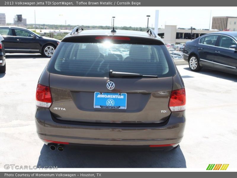 Toffee Brown Metallic / Cornsilk Beige 2013 Volkswagen Jetta TDI SportWagen