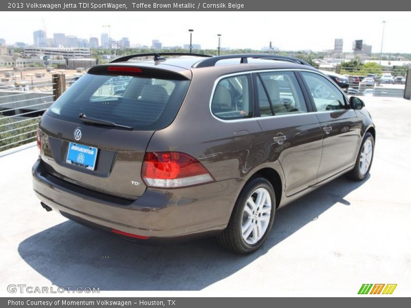 Toffee Brown Metallic / Cornsilk Beige 2013 Volkswagen Jetta TDI SportWagen