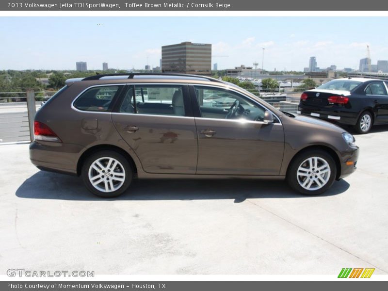 Toffee Brown Metallic / Cornsilk Beige 2013 Volkswagen Jetta TDI SportWagen