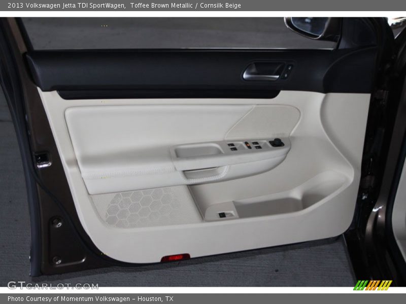 Toffee Brown Metallic / Cornsilk Beige 2013 Volkswagen Jetta TDI SportWagen