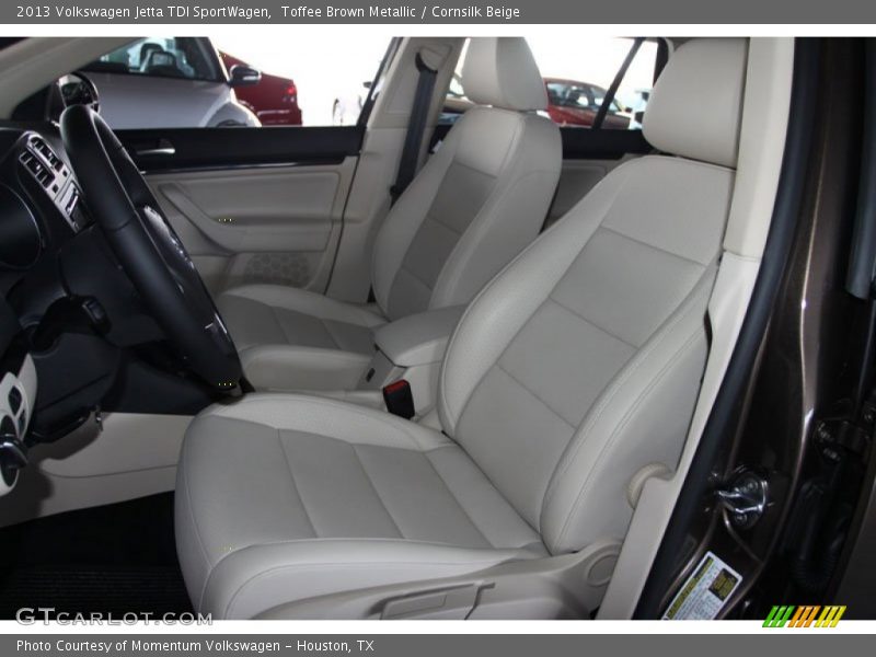 Toffee Brown Metallic / Cornsilk Beige 2013 Volkswagen Jetta TDI SportWagen