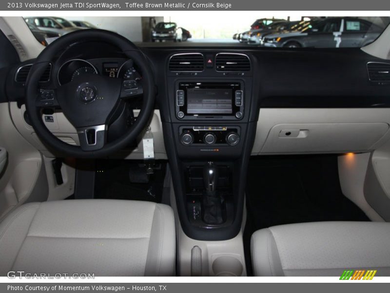 Toffee Brown Metallic / Cornsilk Beige 2013 Volkswagen Jetta TDI SportWagen