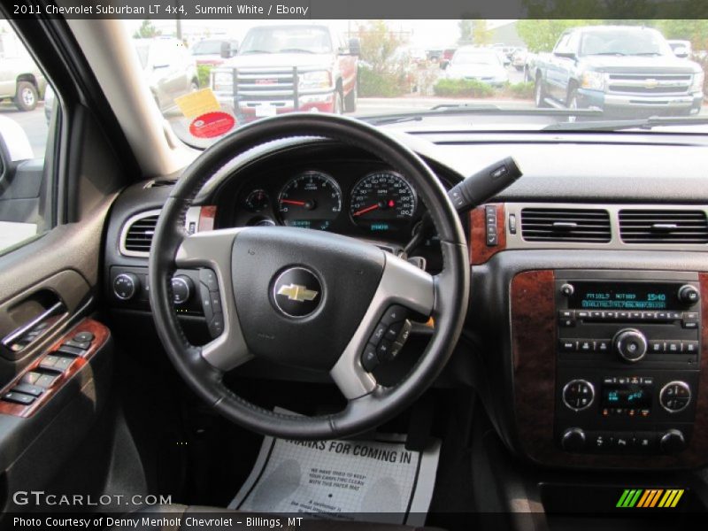 Summit White / Ebony 2011 Chevrolet Suburban LT 4x4