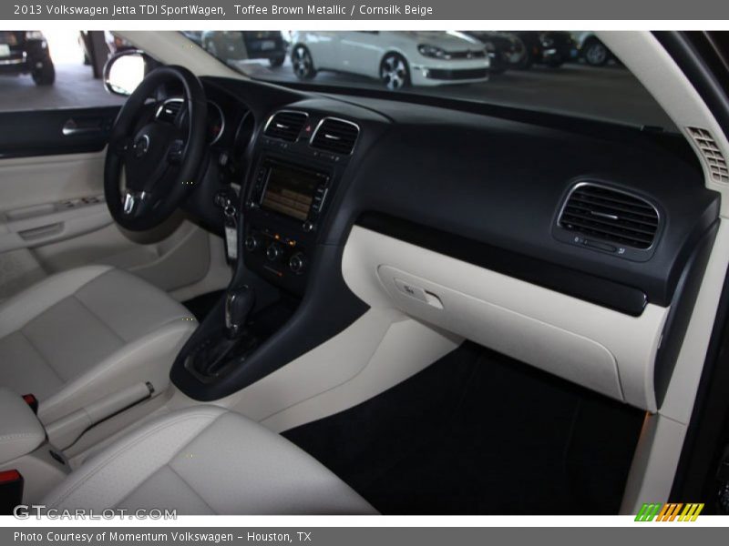 Toffee Brown Metallic / Cornsilk Beige 2013 Volkswagen Jetta TDI SportWagen