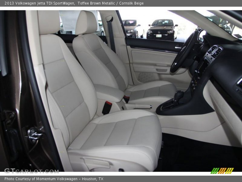 Toffee Brown Metallic / Cornsilk Beige 2013 Volkswagen Jetta TDI SportWagen