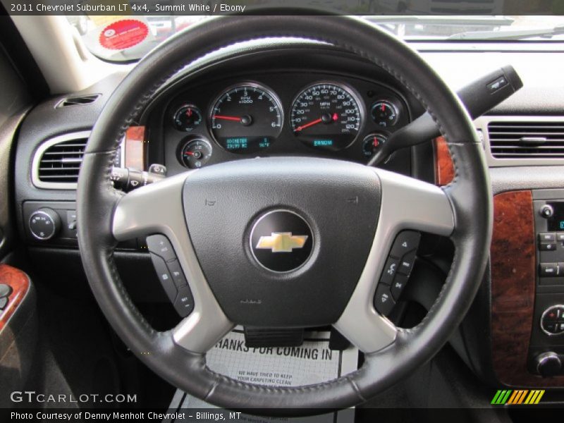Summit White / Ebony 2011 Chevrolet Suburban LT 4x4