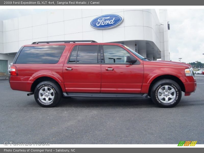 Sangria Red Metallic / Camel 2009 Ford Expedition EL XLT 4x4