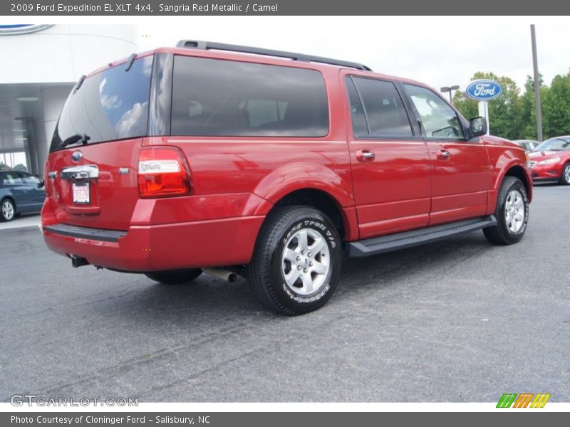 Sangria Red Metallic / Camel 2009 Ford Expedition EL XLT 4x4