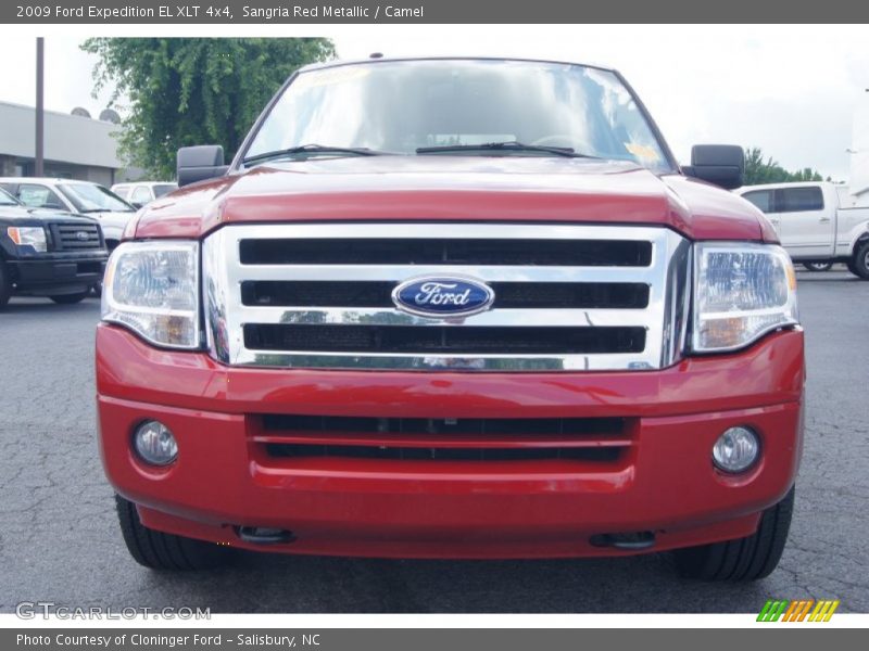 Sangria Red Metallic / Camel 2009 Ford Expedition EL XLT 4x4