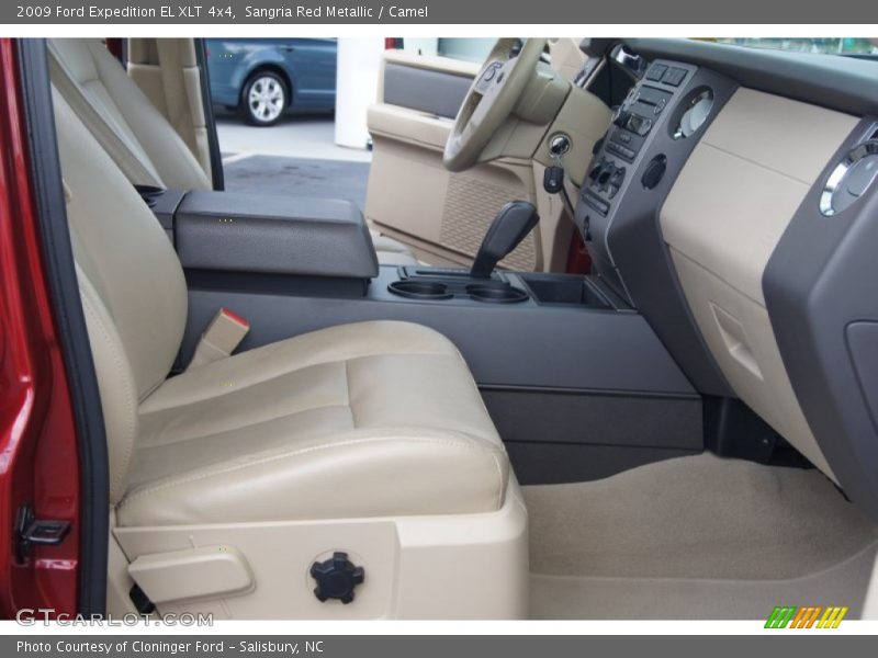 Sangria Red Metallic / Camel 2009 Ford Expedition EL XLT 4x4