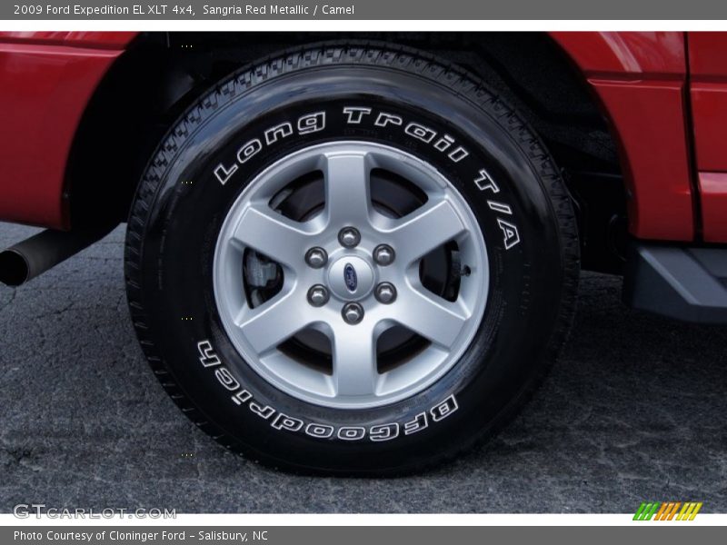 Sangria Red Metallic / Camel 2009 Ford Expedition EL XLT 4x4