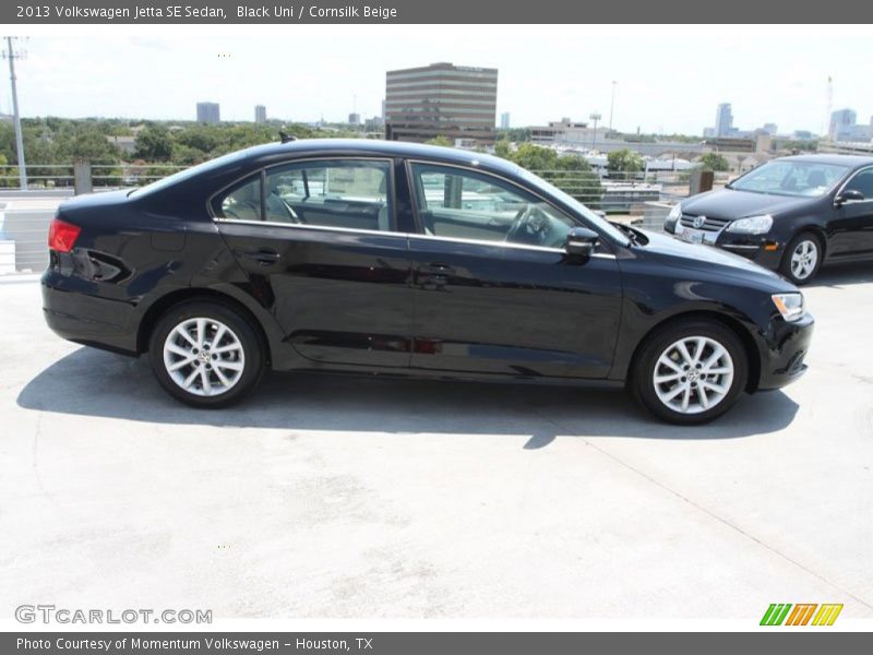 Black Uni / Cornsilk Beige 2013 Volkswagen Jetta SE Sedan