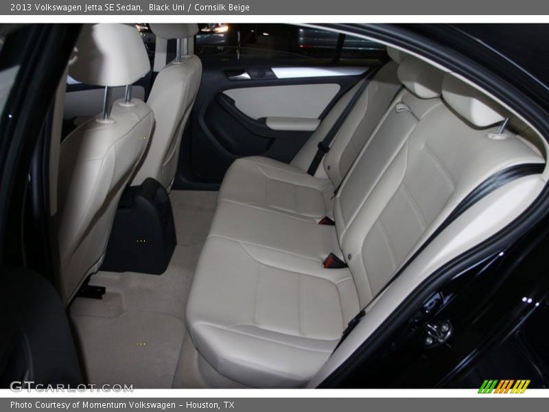 Black Uni / Cornsilk Beige 2013 Volkswagen Jetta SE Sedan