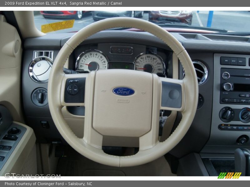 Sangria Red Metallic / Camel 2009 Ford Expedition EL XLT 4x4