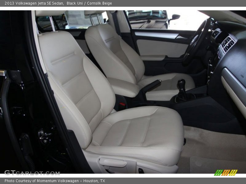 Black Uni / Cornsilk Beige 2013 Volkswagen Jetta SE Sedan