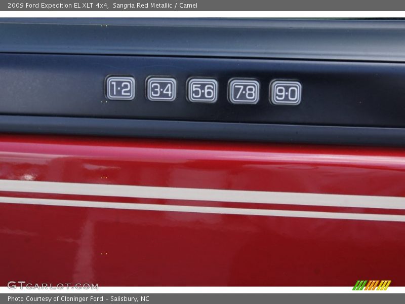 Sangria Red Metallic / Camel 2009 Ford Expedition EL XLT 4x4