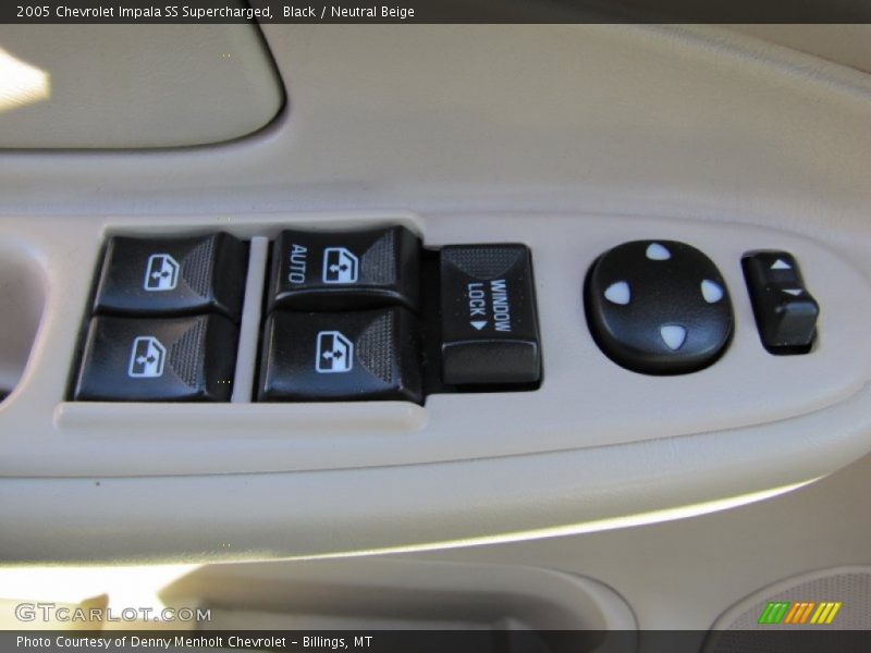 Controls of 2005 Impala SS Supercharged