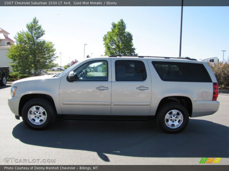 Gold Mist Metallic / Ebony 2007 Chevrolet Suburban 1500 LT 4x4