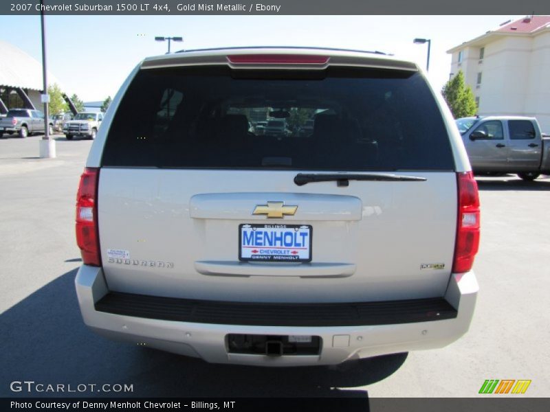 Gold Mist Metallic / Ebony 2007 Chevrolet Suburban 1500 LT 4x4
