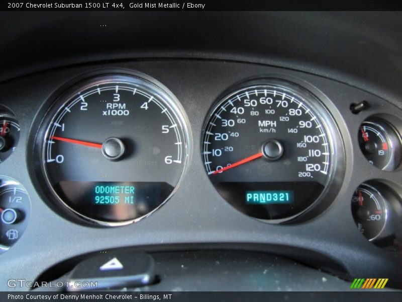 Gold Mist Metallic / Ebony 2007 Chevrolet Suburban 1500 LT 4x4