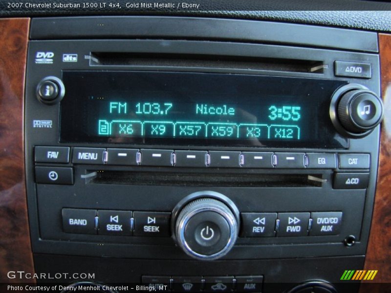Audio System of 2007 Suburban 1500 LT 4x4