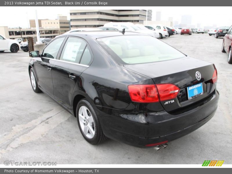 Black Uni / Cornsilk Beige 2013 Volkswagen Jetta TDI Sedan