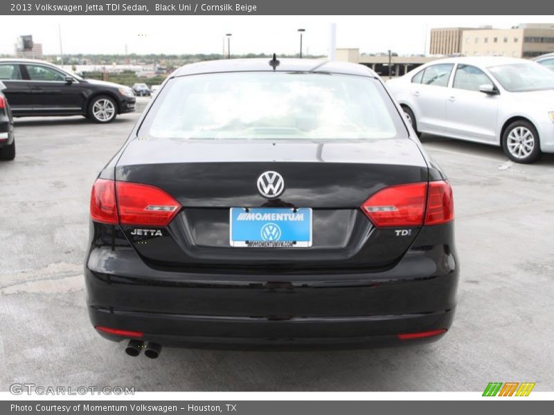 Black Uni / Cornsilk Beige 2013 Volkswagen Jetta TDI Sedan