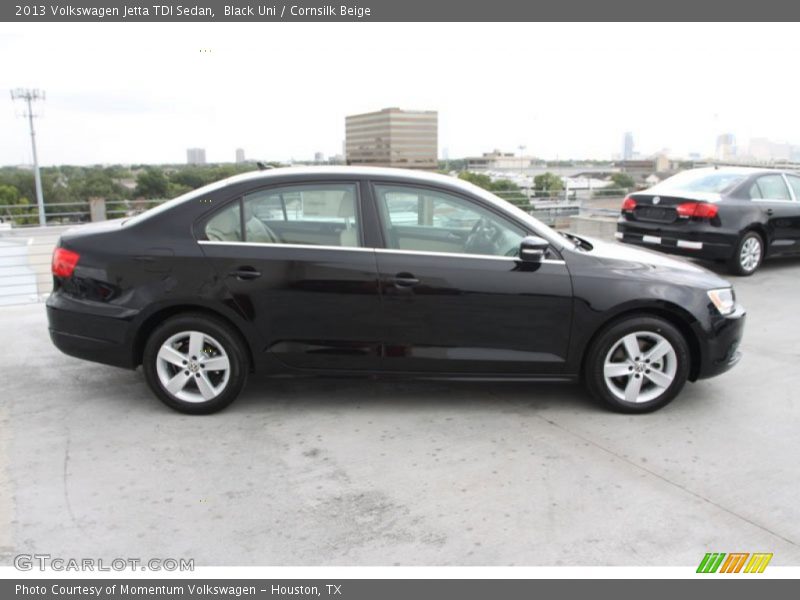 Black Uni / Cornsilk Beige 2013 Volkswagen Jetta TDI Sedan