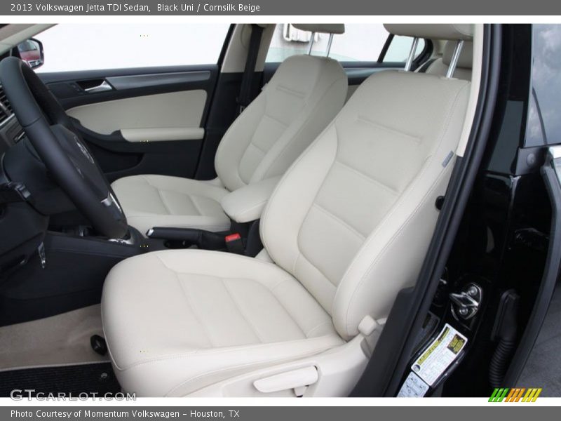 Black Uni / Cornsilk Beige 2013 Volkswagen Jetta TDI Sedan