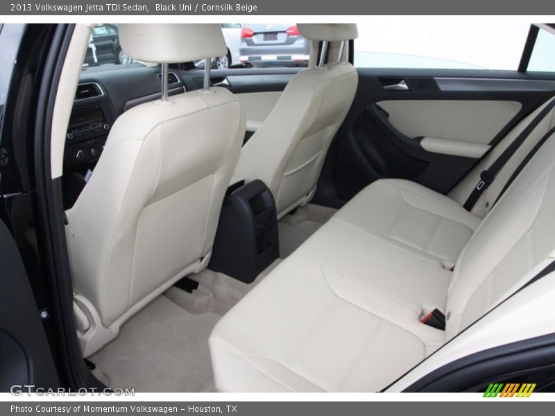 Black Uni / Cornsilk Beige 2013 Volkswagen Jetta TDI Sedan