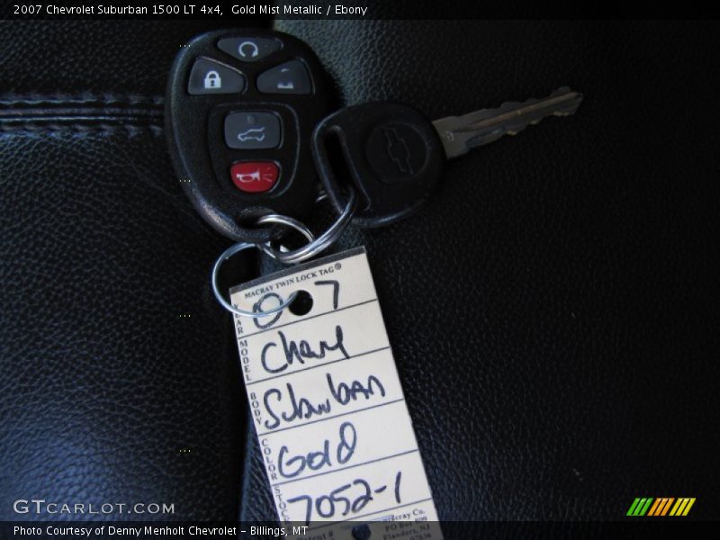 Gold Mist Metallic / Ebony 2007 Chevrolet Suburban 1500 LT 4x4