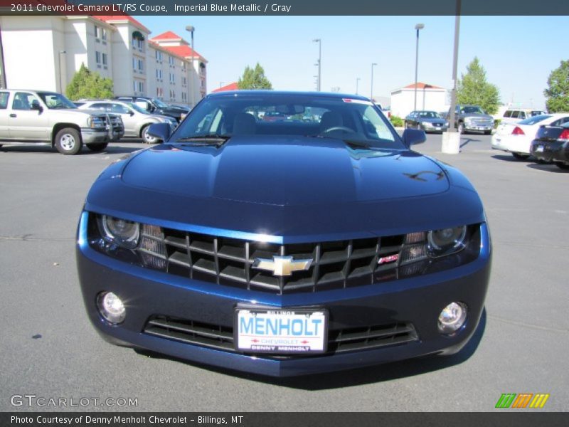 Imperial Blue Metallic / Gray 2011 Chevrolet Camaro LT/RS Coupe