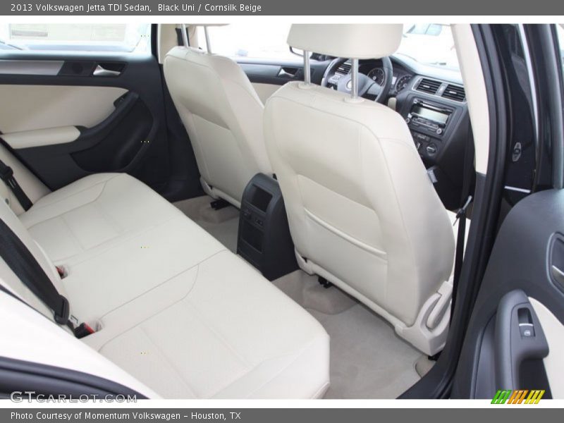 Black Uni / Cornsilk Beige 2013 Volkswagen Jetta TDI Sedan