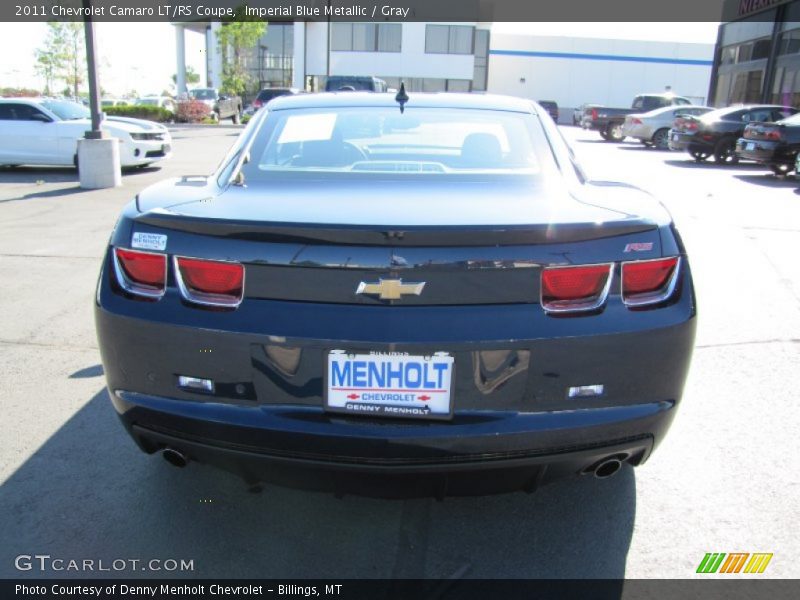 Imperial Blue Metallic / Gray 2011 Chevrolet Camaro LT/RS Coupe
