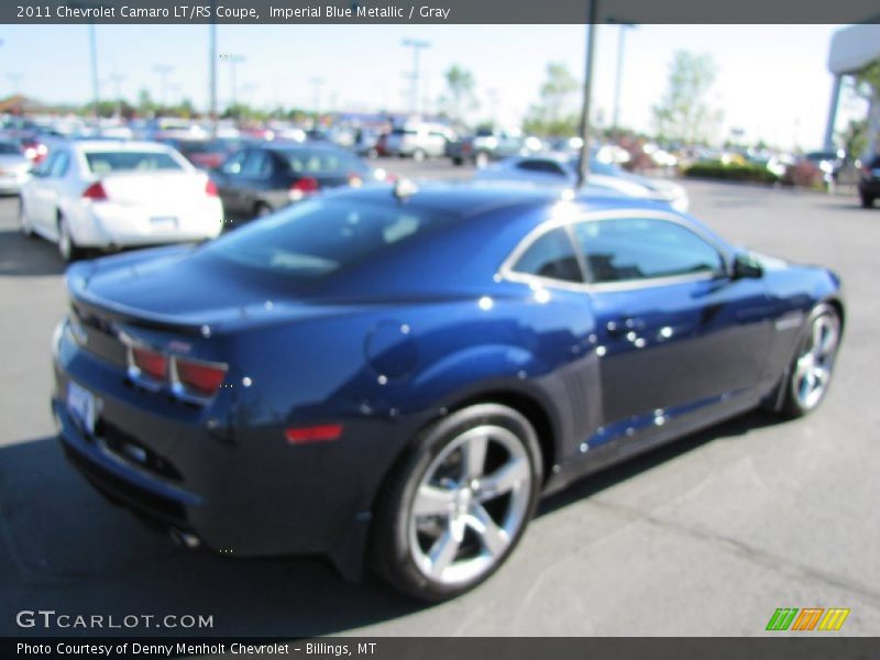 Imperial Blue Metallic / Gray 2011 Chevrolet Camaro LT/RS Coupe
