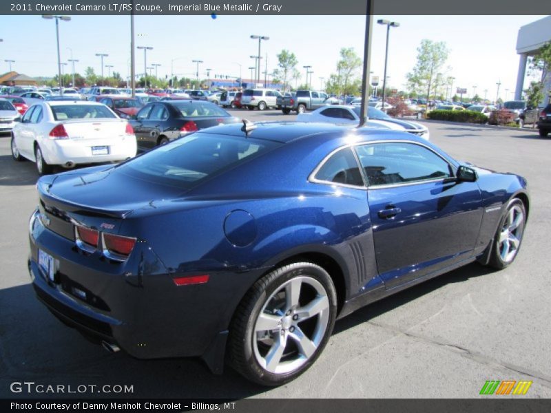 Imperial Blue Metallic / Gray 2011 Chevrolet Camaro LT/RS Coupe