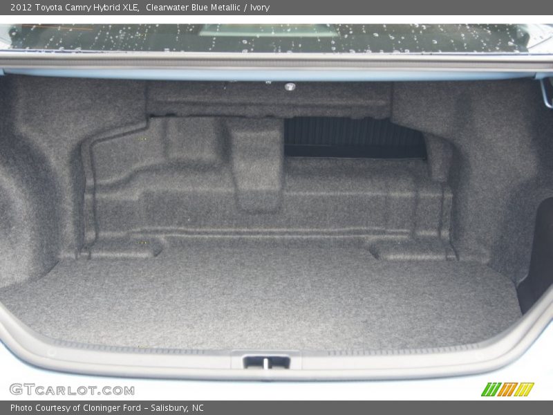 Clearwater Blue Metallic / Ivory 2012 Toyota Camry Hybrid XLE