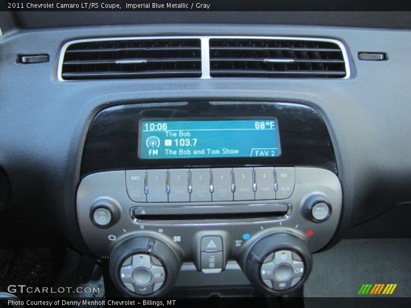 Imperial Blue Metallic / Gray 2011 Chevrolet Camaro LT/RS Coupe