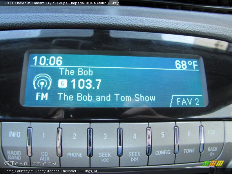 Imperial Blue Metallic / Gray 2011 Chevrolet Camaro LT/RS Coupe